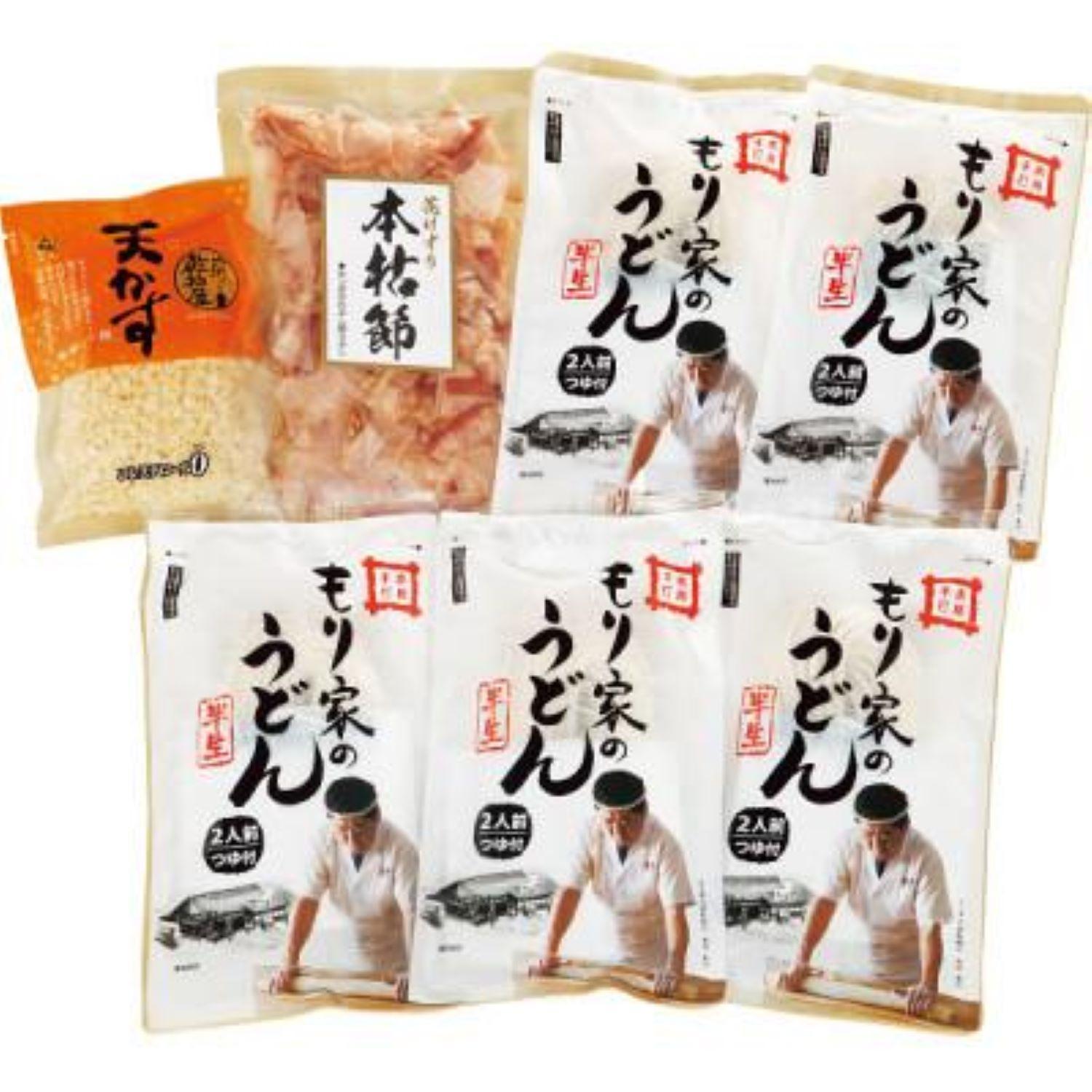 【お歳暮】もり家　本格手打もり家のぶっかけうどんセット　UP-5