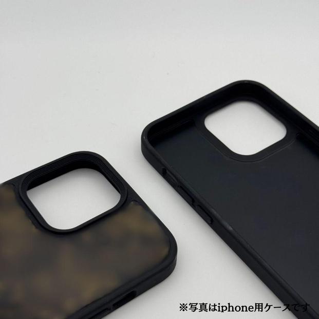 漆スマホケース 【セミオーダー】  「双鶴図」 伊藤若冲水墨画シリーズ