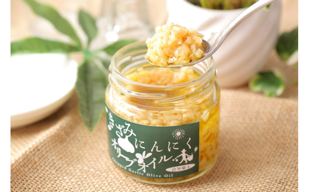 自然風土 きざみにんにくオリーブオイル（調味料）115ｇ×6本