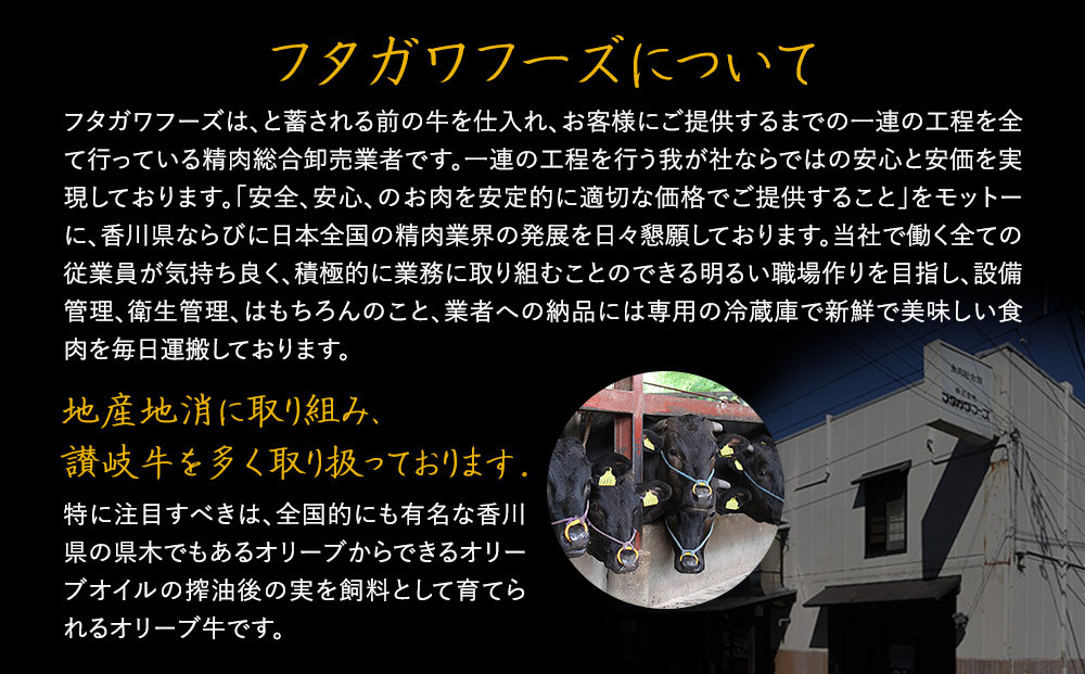 オリーブ牛ロースしゃぶしゃぶ用 500ｇ×2P