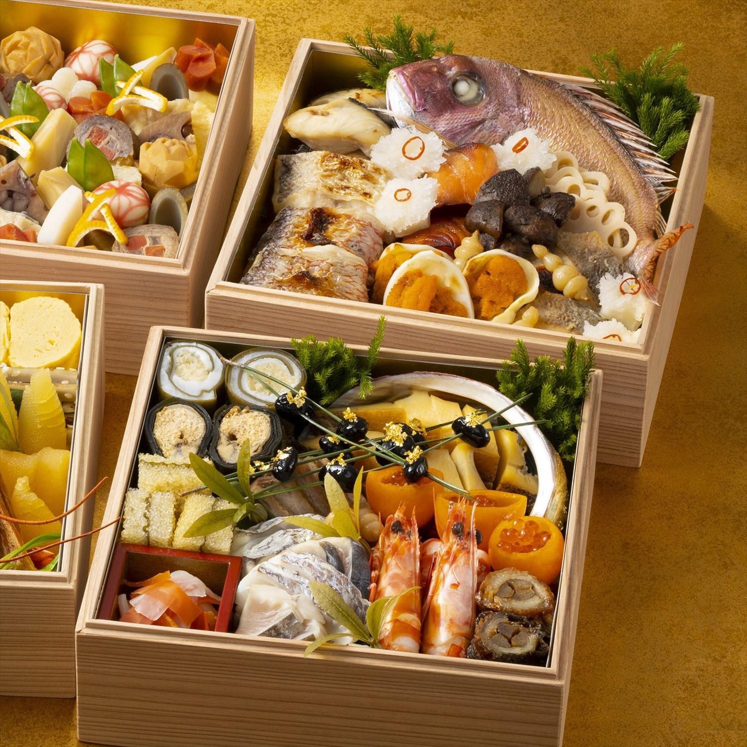 香川讃岐の地で79年の歴史。料亭二蝶のおせち料理「慶」四段 5～6人前