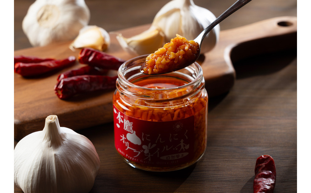 自然風土 香川産にんにくオリーブオイルギフト（調味料セット）各115ｇ