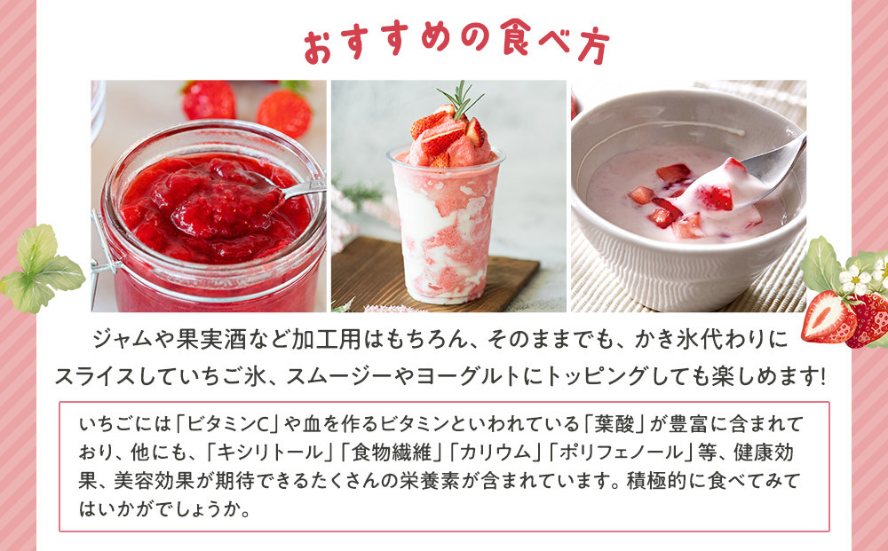 冷凍いちご(さぬきひめ)500g×20袋