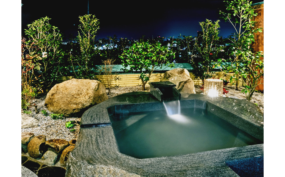 【夕凪の湯　ＨＯＴＥＬ花樹海】平休日1泊2食付 ペア宿泊券《岩露天風呂付和室》