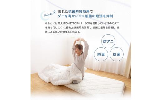 香川県高松市で製造　抗菌防臭防ダニわた使用体圧分散敷ふとん