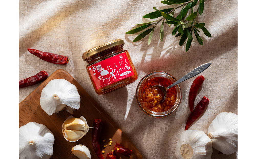 香川本鷹唐辛子×国産にんにく オリーブオイル調味料115ｇ