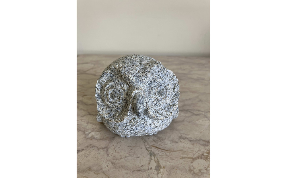 庵治石ふくろう置物