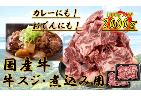国産牛　スジ　2kg