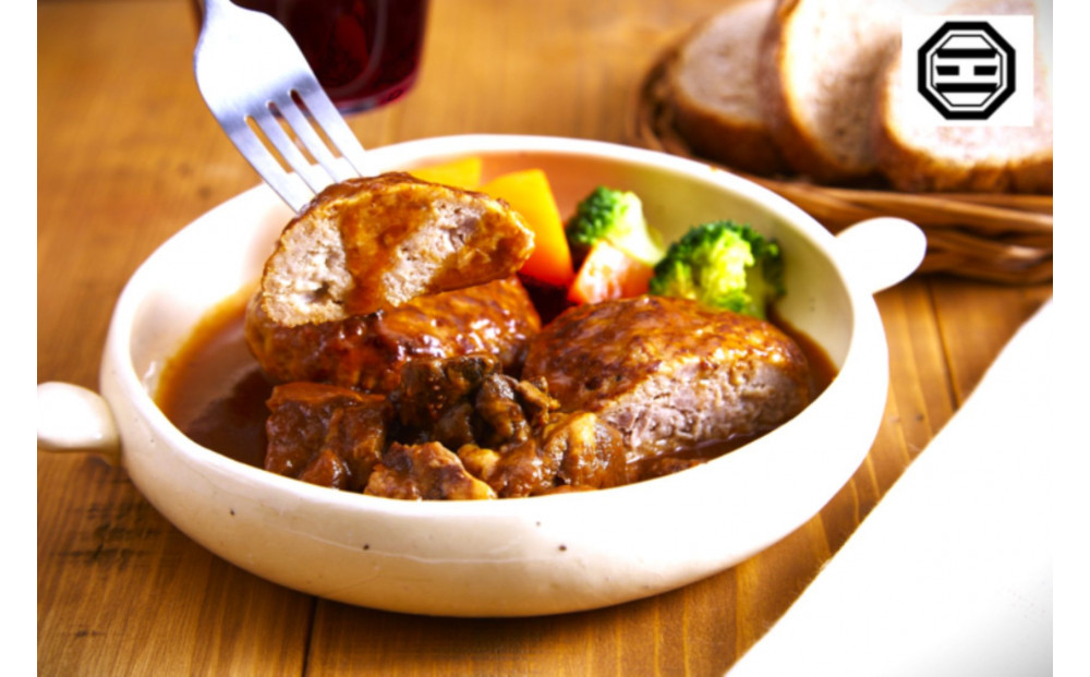 ぶつぎりたんちゃん特製 牛たんハンバーグ＆シチュー