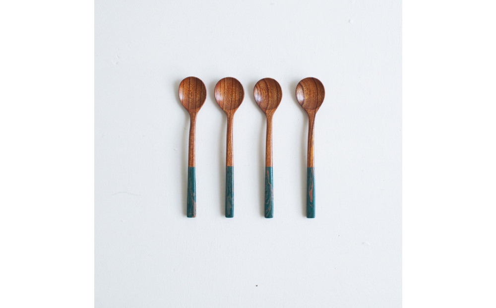 さざなみ漆器のスプーン小