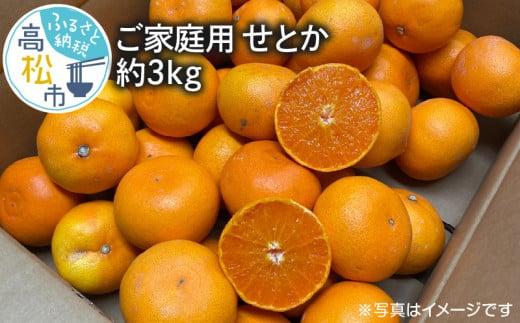ご家庭用　せとか　約3kg【2026年2月中旬～2026年3月下旬配送】