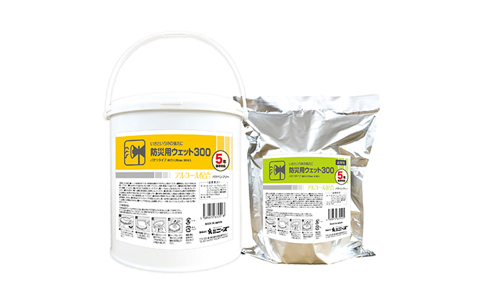 防災 ウェットティッシュ 600枚 ( 本体 ＋ 詰め替え ) 業務用 高密封 バケツ セット ウェットシート アルコールティッシュ 国産 日本製 大容量 災害 備蓄 ローリングストック 長期保存 防災グッズ 非常用 備蓄用 日用品 消耗品 介護用品 防災用品