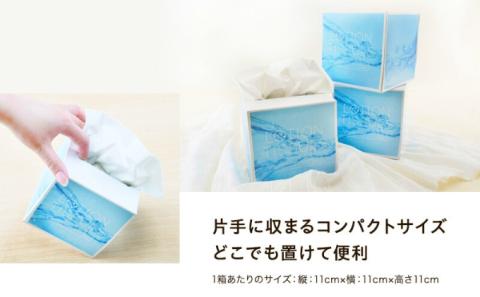 保湿ティッシュ 12箱 保湿成分配合 ローションティッシュ 保湿 ティッシュ ティッシュペーパー キューブ型 ボックスティッシュ 箱ティッシュ 小さい サイズ 省スペース 日用品 消耗品 生活用品 備蓄 香川 香川県 丸亀市