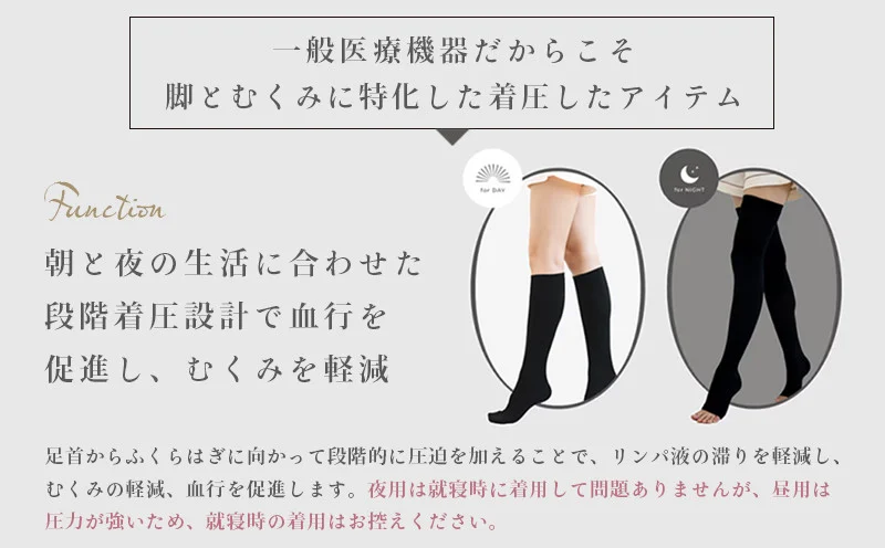 着圧ソックス M-L 1足 着圧 ソックス NOLL オリーブ着圧 オーバーニー 夜用 靴下 くつした くつ下 むくみ むくみケア ヘルスケア ナイトケア ダイエット オリーブ オリーブオイル 香川県 丸亀市