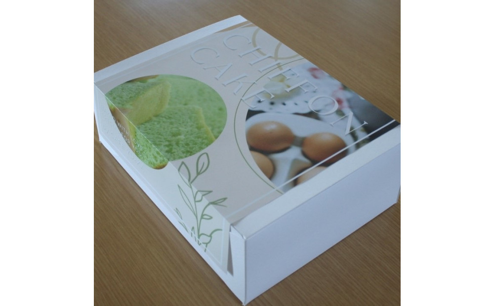 【Cafe悠花】カットシフォンケーキ　くるみ　6個セット