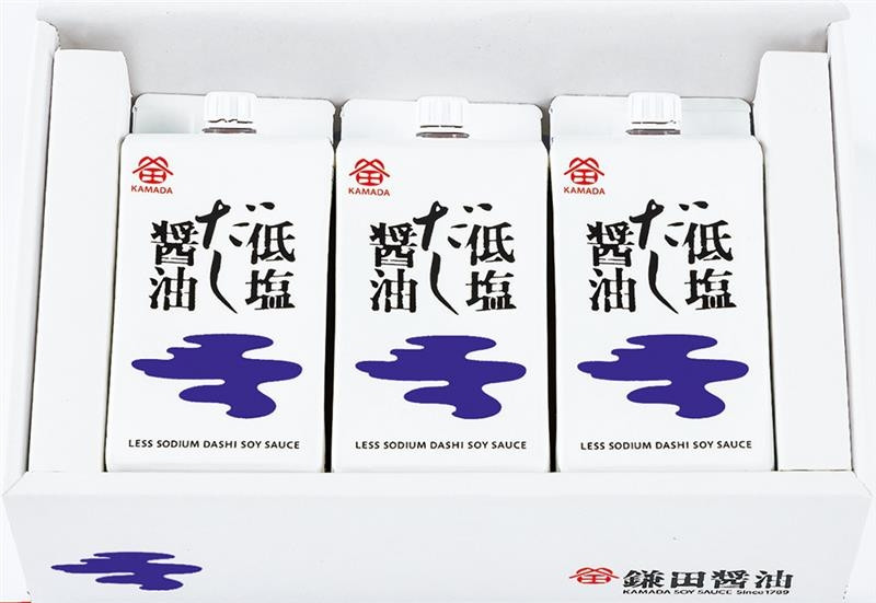 【セット】【鎌田醤油】 だし醤油500ml　4本入 & 低塩だし醤油200ml　3ヶ入