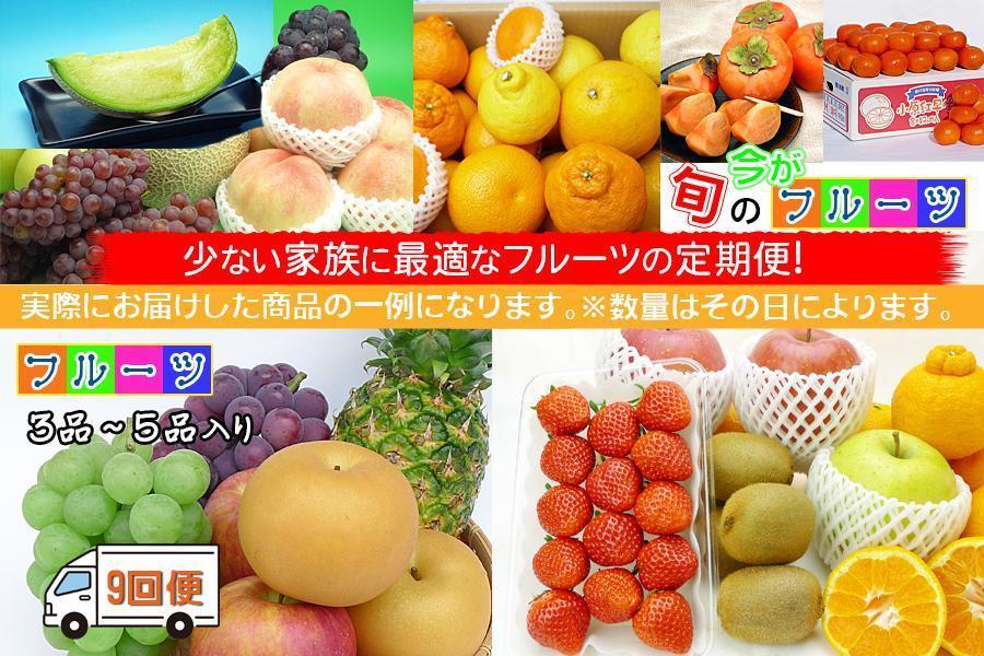 【定期便9回Sサイズ】 フルーツ セット 定期便 ( 約3 ～ 5品 × 9ヶ月 ) ｜産直あきんど 香川産 四季のフルーツ 創業100年