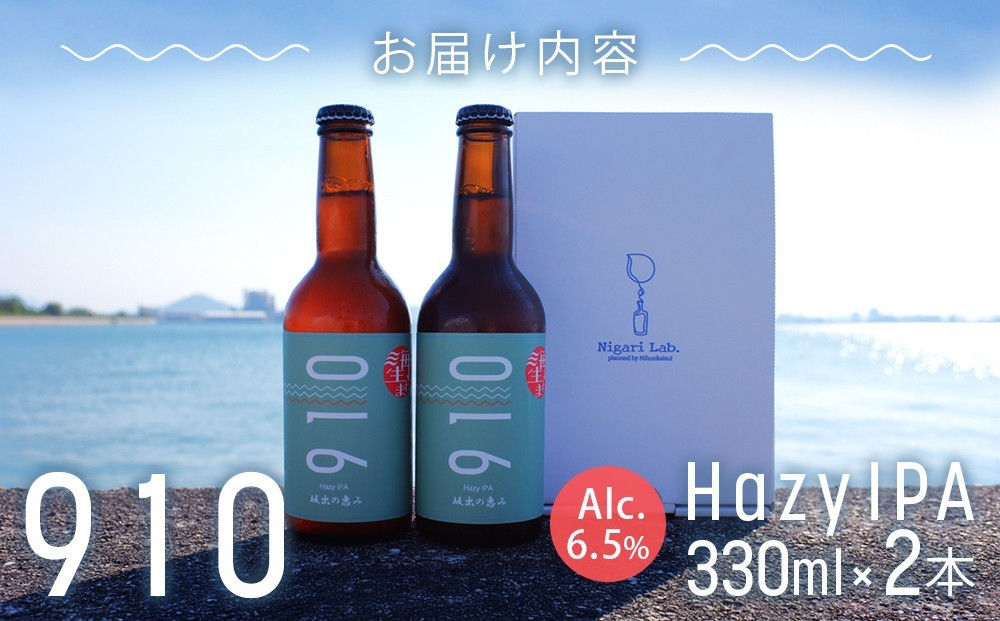 【全2回発送】きれいな水槽と至福の1杯セット1（【1回目】はクラフト発泡酒「９１０」330 ml × 2本 【2回目】は人工海水SEALIFE　250L用×2袋　をお届け）