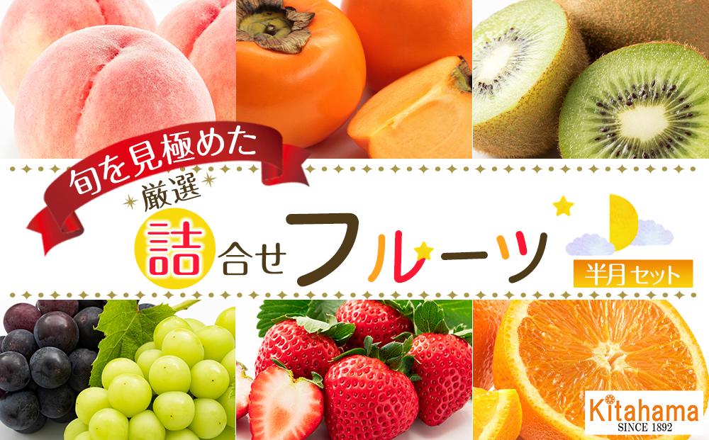 旬を見極めた厳選フルーツ詰め合わせ【半月セット】（3～5品種）1回便