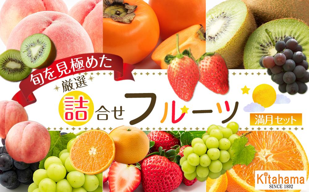 旬を見極めた厳選フルーツ詰め合わせ【満月セット】（5～8品種）1回便