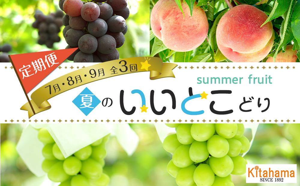 夏のいいとこどり定期便 【7月・8月・9月】全3回