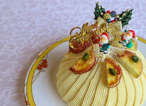 【卵・乳製品・小麦不使用！】LE PAYSAN　こだわりのクリスマスケーキ（さつま芋のモンブラン）
