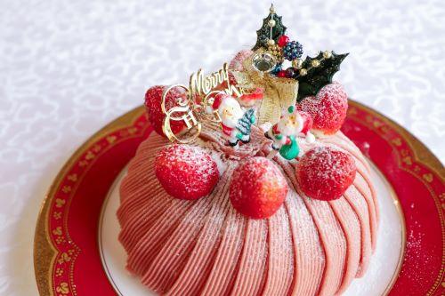 【卵・乳製品・小麦不使用！】LE PAYSAN　こだわりのクリスマスケーキ（イチゴのモンブラン）