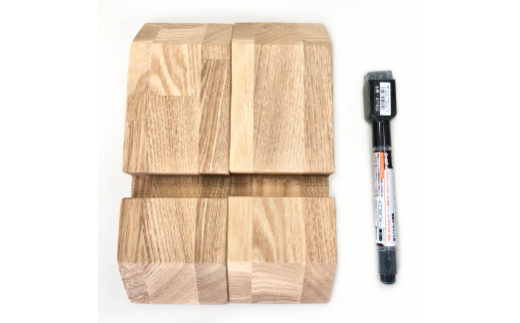 付属品　専用木製架台・イレーザー付きマーカー（黒）１本