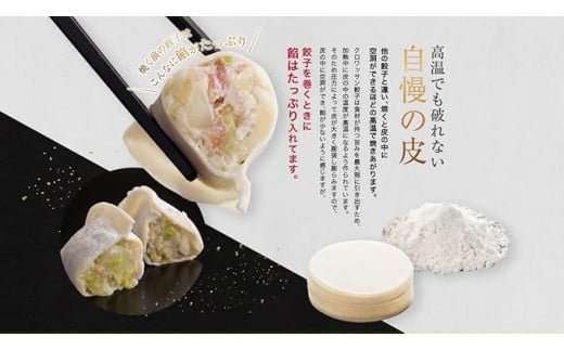 「10月30日で受付終了」たれ屋のクロワッサン餃子2セット（生餃子48個入り×2・酢醤油たれ付属）　※「ラヴィット！」「櫻井・有吉ＴＨＥ夜会」でも紹介されました！