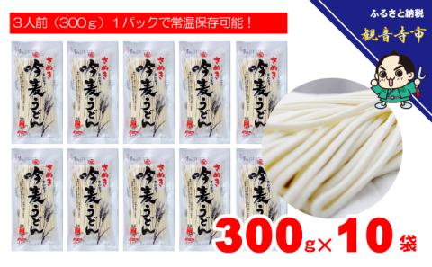 「さぬき半生」 讃岐吟麦うどん 30人前 300g×10袋