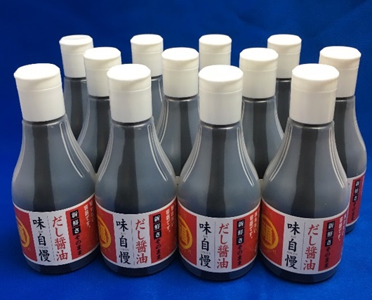 讃岐だし醤油「味自慢」200ml 12本 しょうゆ 調味料 