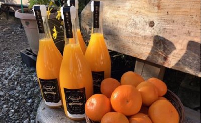 果樹園がつくる無添加　ゆら100％ストレートジュース3本セ