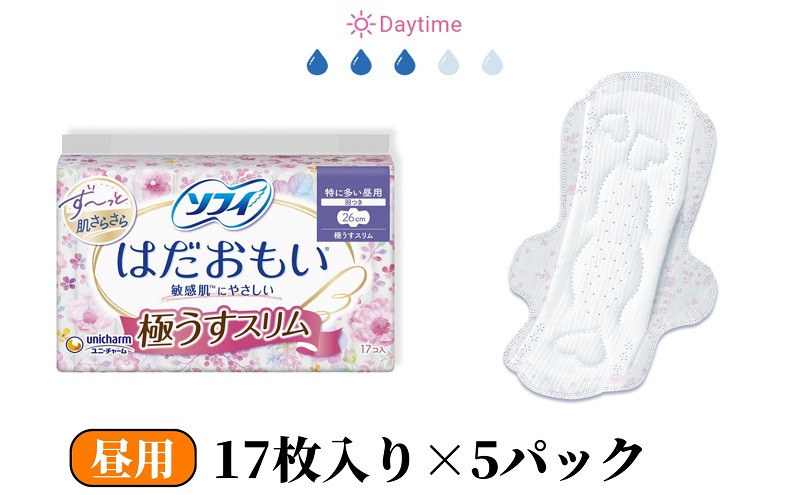 ソフィはだおもいセット(お肌にやさしい薄型) 極薄スリムナプキン 羽付き サニタリー 生理用品 ユニ・チャーム