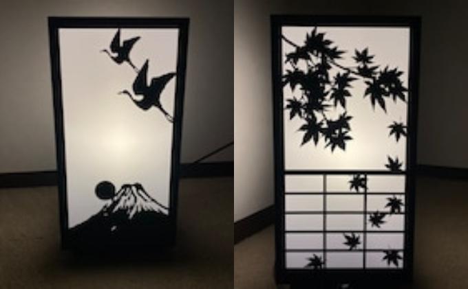 鉄製 行燈（あんどん）四季