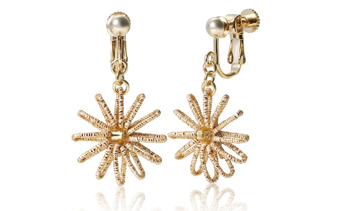 和の伝承 水引イヤリング・金  お祝い ギフト アクセサリー