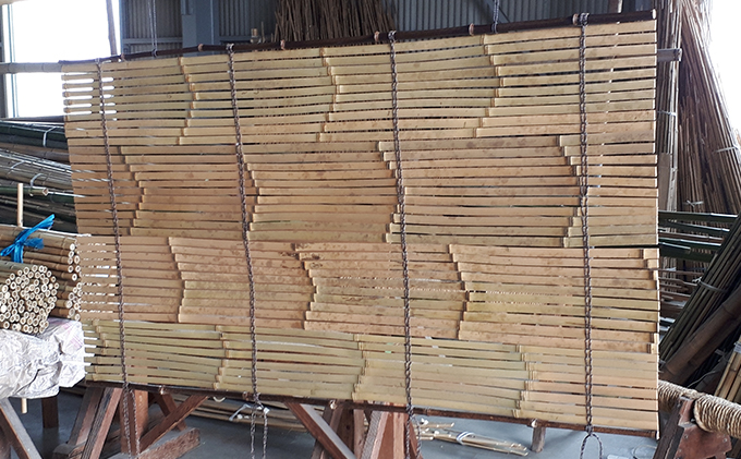 【竹工芸品】竹すだれ 民芸品 インテリア 簾 