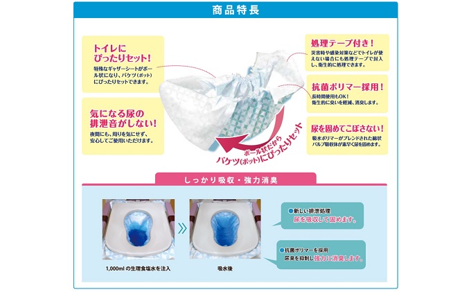 ドクターズone ポータブルトイレシート30枚入×4個