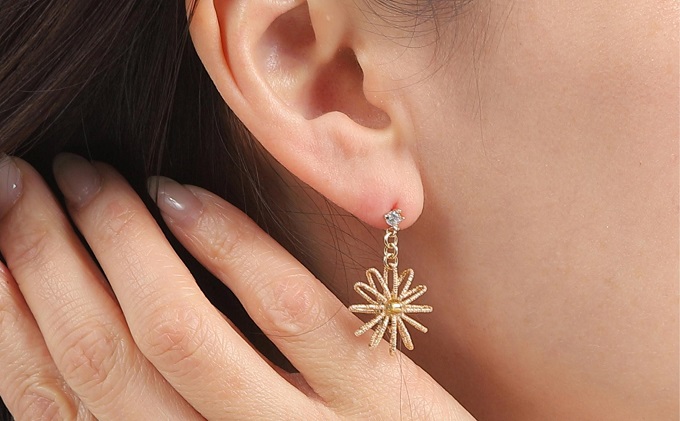 和の伝承 水引ピアス・金 お祝い ギフト アクセサリー ファ