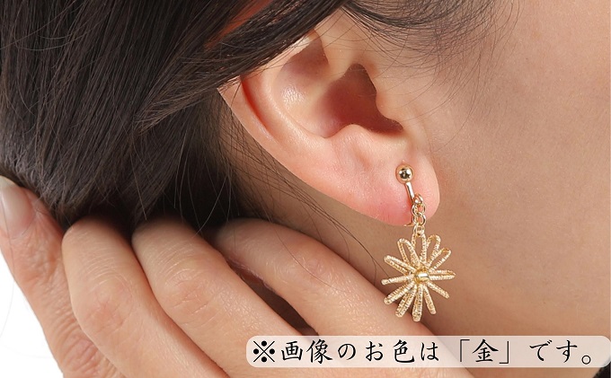 水引イヤリング・銀