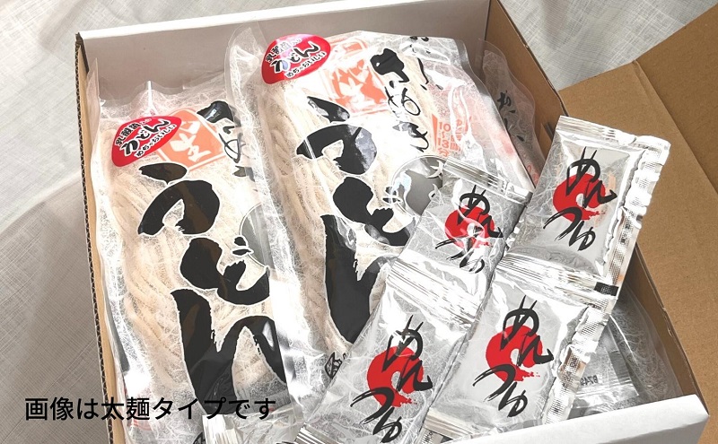 さぬきうどん 名物純生うどん  のどごし太麺タイプ（つゆ付き）乳酸菌入り 300ｇ×6袋