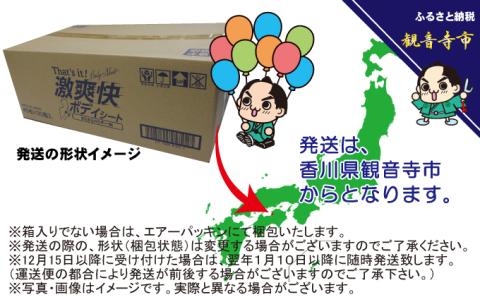 激爽快さらさらボディシート40枚入×30個セット【メンズコスメ】