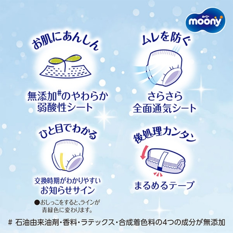 おむつ ムーニーマン (女の子ビッグ) 38枚×2パックセット パンツタイプ ベビー 赤ちゃん ユニ・チャーム