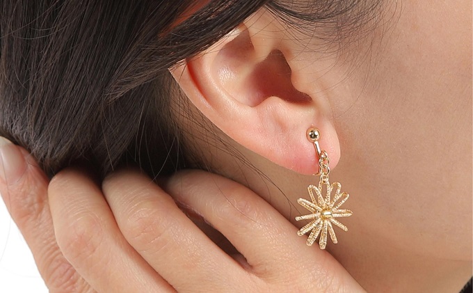 水引イヤリング・金