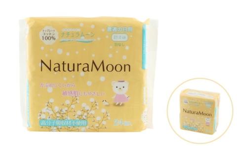 ナチュラムーン生理用品　普通の日用羽なし24個入×24個（1ケース）