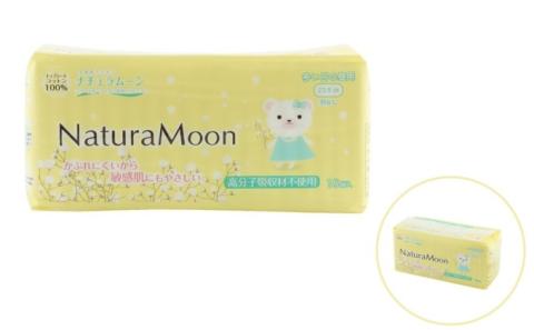 ナチュラムーン生理用品　昼用羽なし18個入×24個（1ケース）