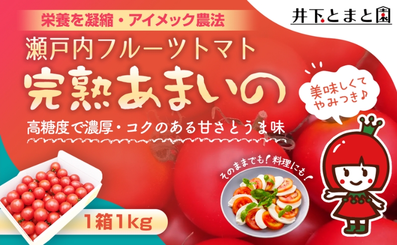 井下とまと園の完熟 フルーツトマト 約1kg 果物類 野菜 