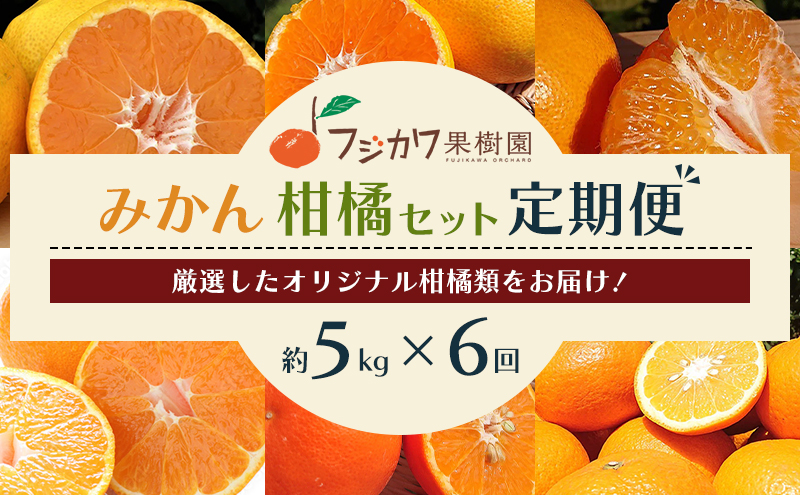 【6回頒布会】フジカワ果樹園オリジナル・新季節の柑橘セット