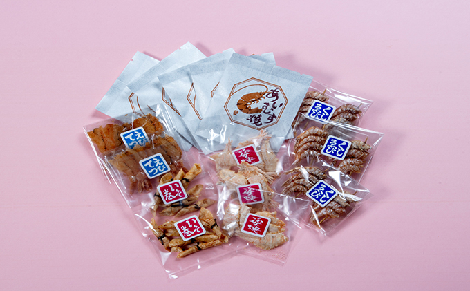 あいむす焼 えびせん いろいろ 4種詰合わせ（せんべい・お