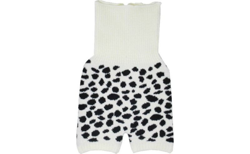 ヒョウ柄婦人腹巻付き ニットパンツ　3組セット