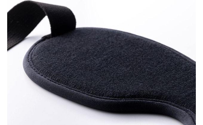 adjust+　アイマスク ファッション 小物 血行促進 ニット生地 製職人 安心 日本製 温活 眠活